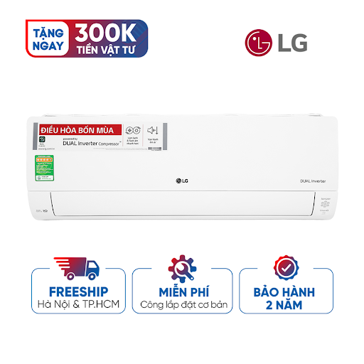 Máy lạnh 2 chiều LG Inverter 1.5 HP B13END1