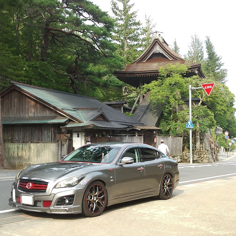フーガの和歌山県伊都郡高野山・六時の鐘・石川五右衛門・石垣に鎹に関するカスタム事例の投稿画像3枚目