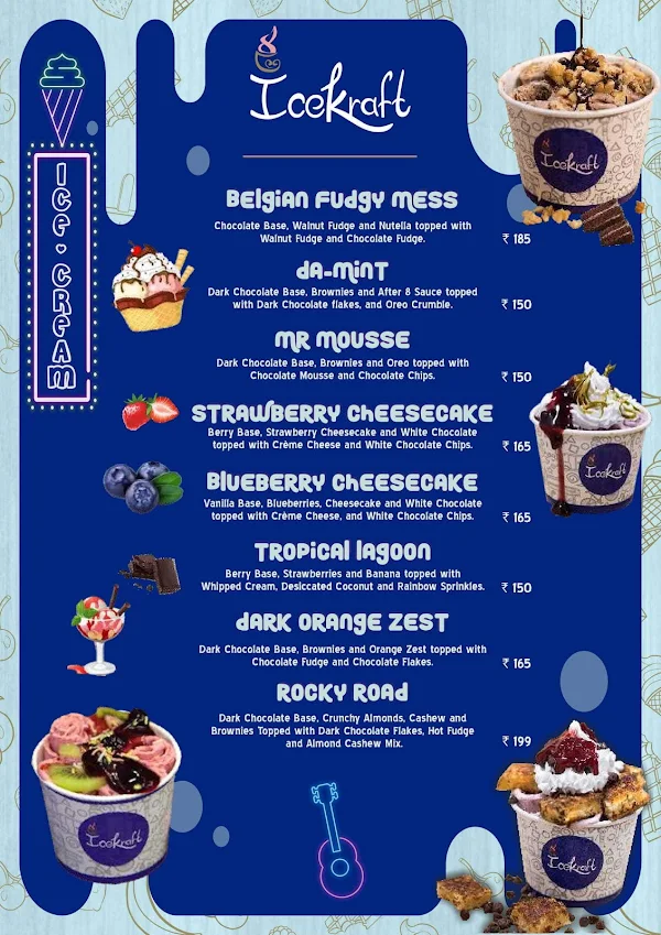 Icekraft menu 