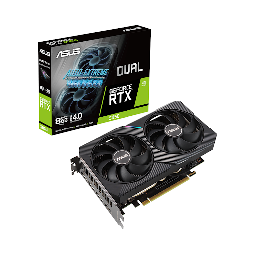 Card màn hình ASUS DUAL-RTX3050-8G 8GB GDDR6 (90YV0HH1-M0NA00)