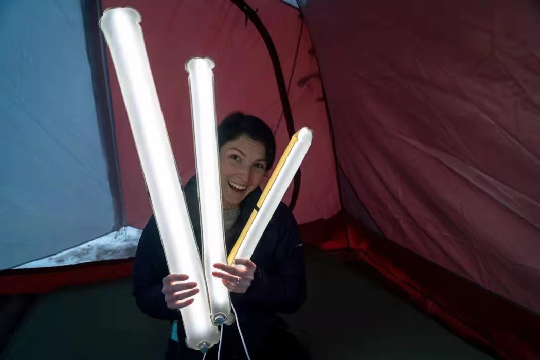 Title 3, Lampe gonflable pliable portable pour camping, ...