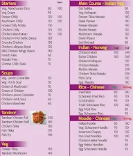 Xcuse Cafe And Restaurant menu 1