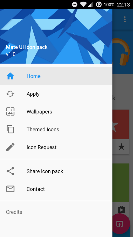    Mate UI - Material Icon Pack- screenshot  