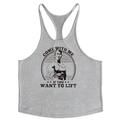 Title 2, Fitness Spaghetti Strap Racer Vest Printed Jacket
