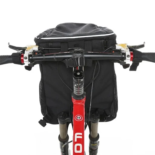 Dog Bike Basket Carrier, Foldable Soft-Sided Dog Carrier, Pet Travel Bag Carrier Safe and Easy for Small Medium Cats and