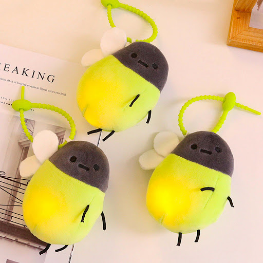 Title 2, Cute Creative Glowing Firefly Plush Doll. Perfe...