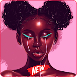 Cover Image of Download Beautiful Chocolate Girly : Melanin wallpapers 🤎 1.0 APK