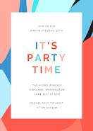 It's Party Time - Birthday Card item