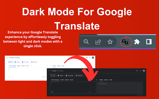 Google Translate Dark Mode Switcher