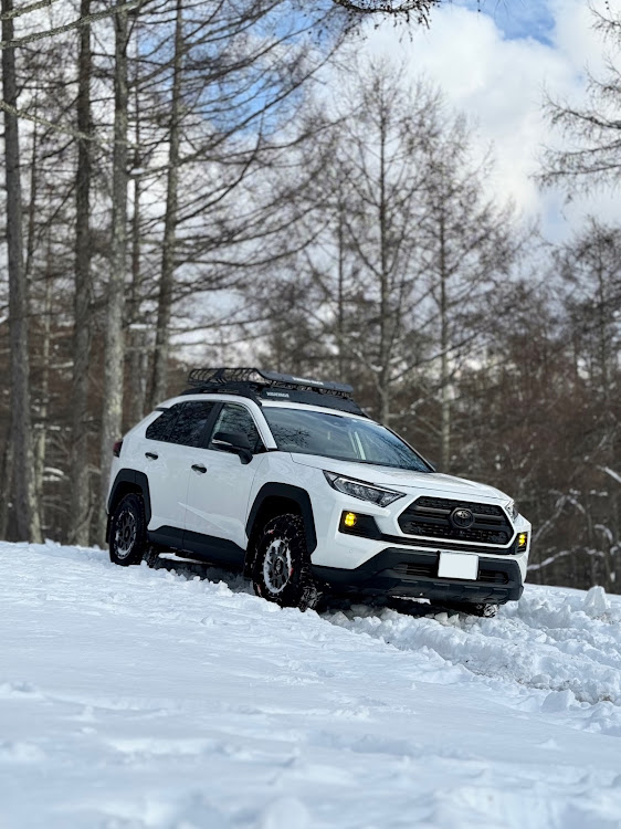 RAV4の雪とコラボに関するカスタム事例の投稿画像1枚目