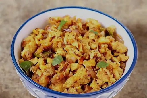 Double Egg Bhujiya With Amul Butter