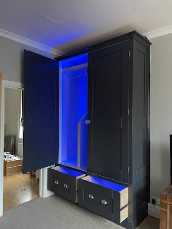 Built-In Double Wardrobe with Coloured Lighting album cover
