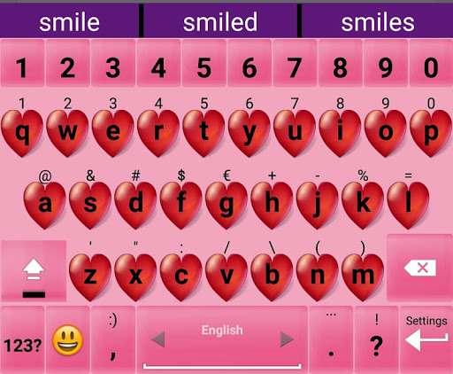 Hearts Keyboard + Emoji