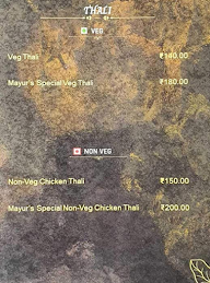 Mayur's Kitchen Delight menu 8