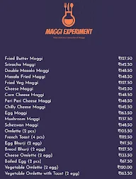 Maggi Experiment menu 1