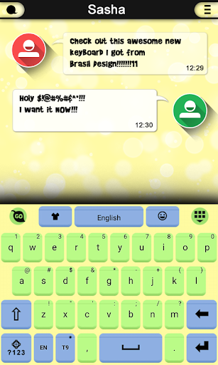 Notes keyboard theme