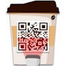 QR code reader with generator icon