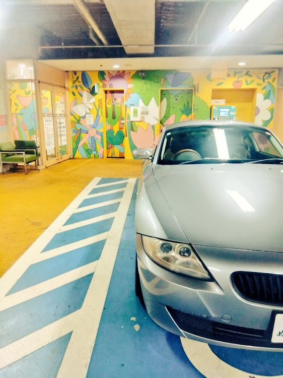Z4 クーペのZ4・アート壁画・地下駐車場・3.0si・BMWに関するカスタム事例の投稿画像1枚目