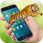 Cover Image of ダウンロード Cheetah on Screen Cheetah Jump in Phone Joke 2.0 APK