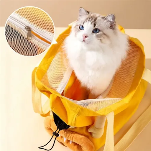 Cat Walking Bag Legs Out Pet Shoulder Bag for Cats Outdoor Travel