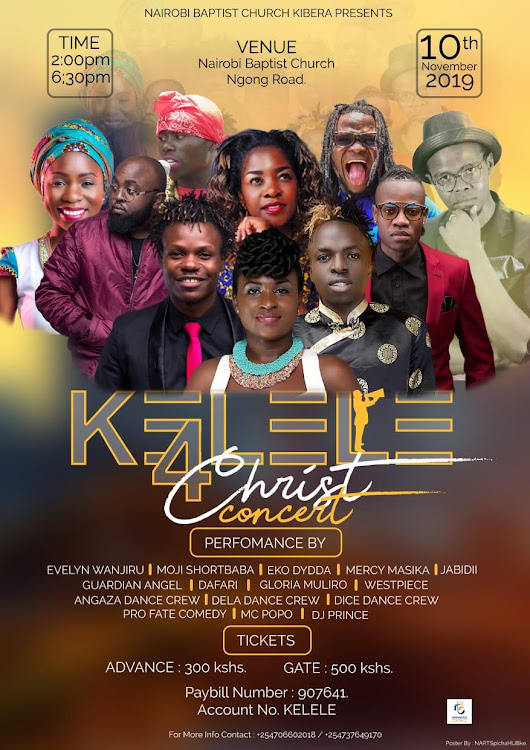 Kelele 4 Christ concert to take place on Sunday, November 7, 2019.