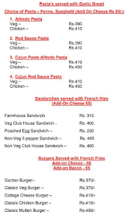 Oh My Burger menu 2