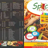 Spice Express menu 2