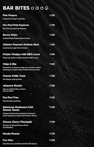 The Anthem Experience menu 5