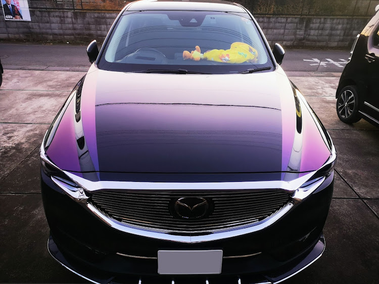 CX-5のかわいい相棒・自己満・ラッピング練習中・他の人と違ったスタイルでに関するカスタム事例の投稿画像1枚目