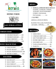 Kerala Home Food menu 2