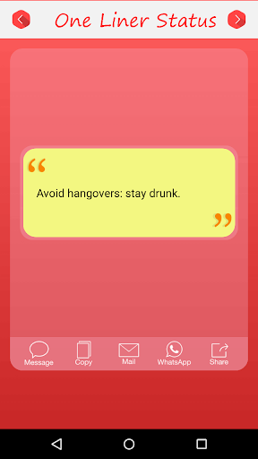 One Liner Status For Whatsapp