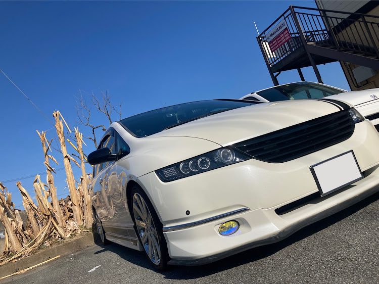 オデッセイの#RB1オデッセイ・イカリングヘッドライト・車庫調・ユーロテールに関するカスタム事例の投稿画像1枚目