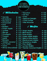 Mia Ice Cream menu 2