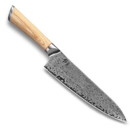 Title 2, Damascus Kitchen Knife Experience Precision Cut...