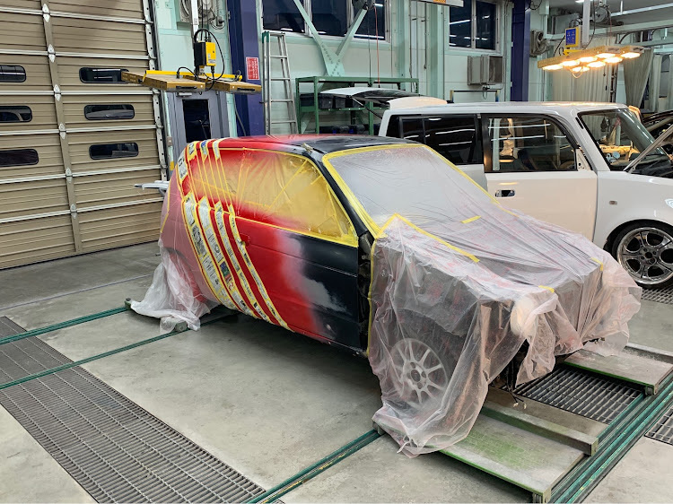 アルトワークスのスノーアタック・HB21S・アルトワークス・DIY・塗装に関するカスタム事例の投稿画像1枚目