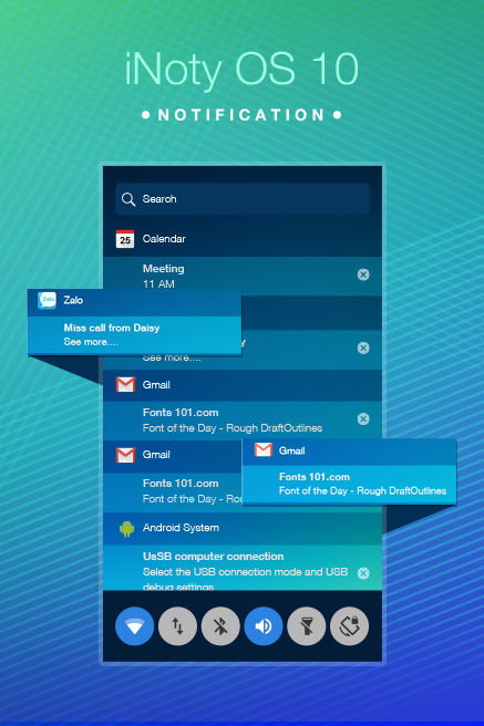 iNoty - iNotify OS 10 Screen 2