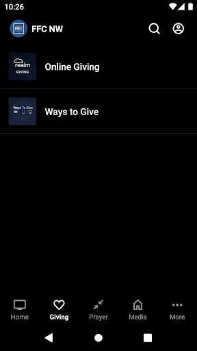 Screenshot Faith Family Church NW