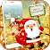 Thème Golden Santa Claus icon