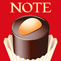 Sticky Note with Chocolate icon