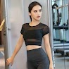 Áo Croptop Phối Lưới Thời Trang