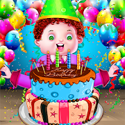 Birthday Cake Maker Factory – Dessert Party  Icon