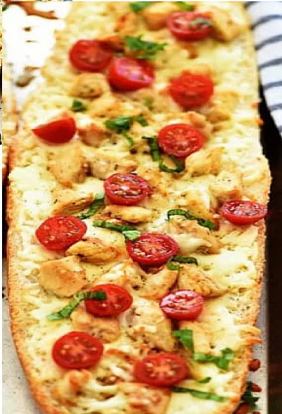 Chicken Sausage Garlic Bread