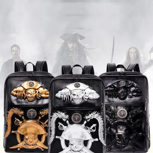 Title 4, Outdoor Travel Business Laptop Mens Pirate Bac...