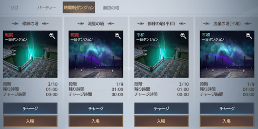 時間制ダンジョン