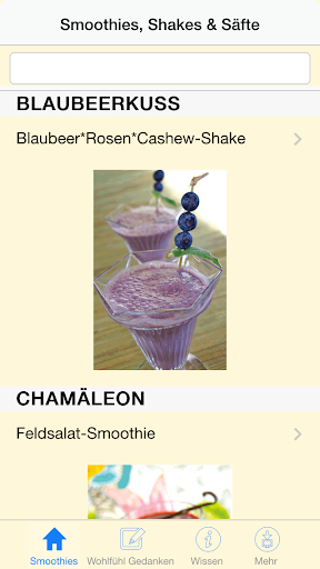 Smoothies Shakes Säfte