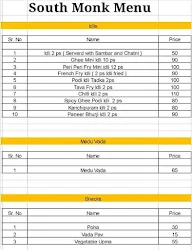 South Monk menu 4