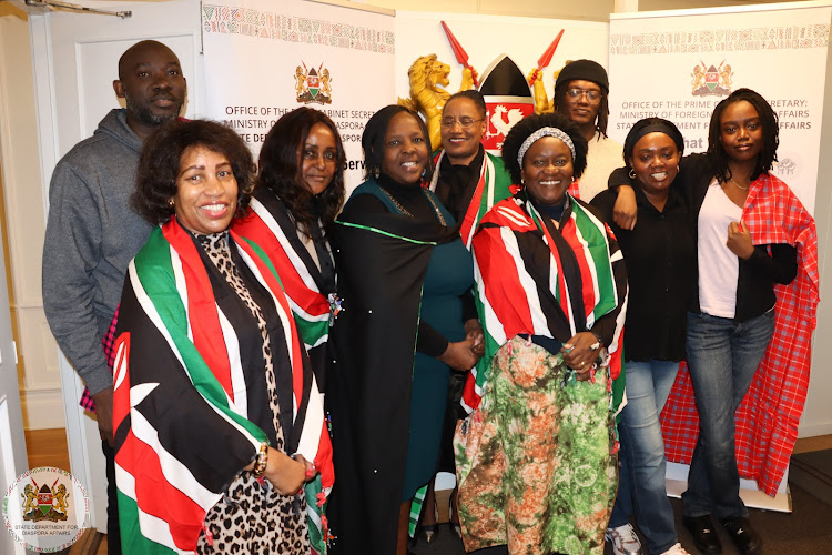 Kenyans in Sweden taking part in the Mobile Consular Exercise on March 18,2024.