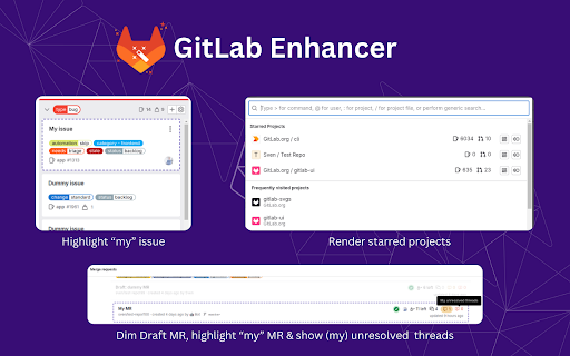 GitLab Enhancer