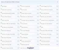 Kaati Zone Rolls & Wraps menu 3