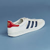 adidas × gucci gazelle white / college royal / red